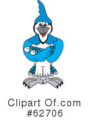 Blue Jay Mascot Clipart #62706 by Toons4Biz