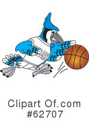 Blue Jay Mascot Clipart #62707 by Toons4Biz