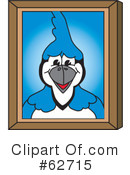 Blue Jay Mascot Clipart #62715 by Toons4Biz