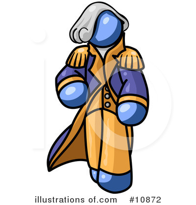 Royalty-Free (RF) Blue Man Clipart Illustration by Leo Blanchette - Stock Sample #10872