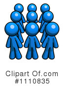 Blue Man Clipart #1110835 by Leo Blanchette