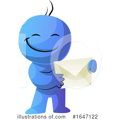 Royalty-Free (RF) Blue Man Clipart Illustration by Morphart Creations - Stock Sample #1647122