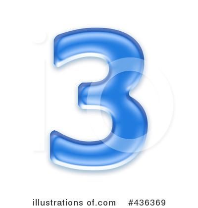 Royalty-Free (RF) Blue Number Clipart Illustration by chrisroll - Stock Sample #436369
