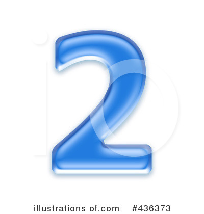 Royalty-Free (RF) Blue Number Clipart Illustration by chrisroll - Stock Sample #436373