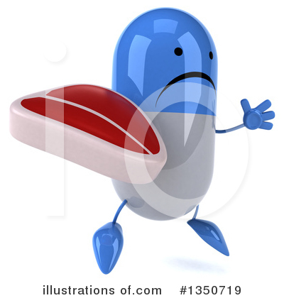 Pill Character Clipart #1350719 by Julos