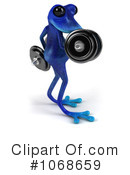 Blue Springer Frog Clipart #1068659 by Julos