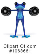 Blue Springer Frog Clipart #1068661 by Julos