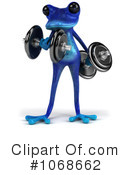 Blue Springer Frog Clipart #1068662 by Julos