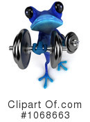 Blue Springer Frog Clipart #1068663 by Julos