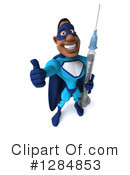 Blue Super Hero Clipart #1284853 by Julos