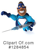 Blue Super Hero Clipart #1284854 by Julos