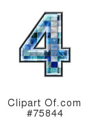 Blue Tile Symbol Clipart #75844 by chrisroll