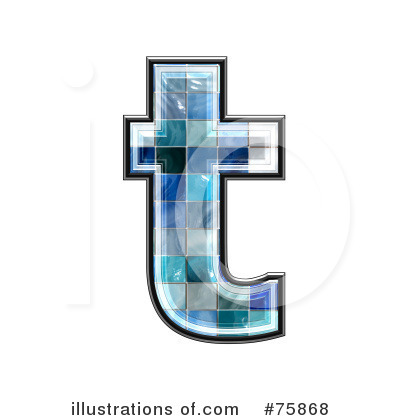 Royalty-Free (RF) Blue Tile Symbol Clipart Illustration by chrisroll - Stock Sample #75868