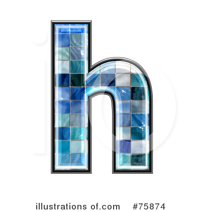 Royalty-Free (RF) Blue Tile Symbol Clipart Illustration by chrisroll - Stock Sample #75874