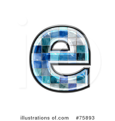 Royalty-Free (RF) Blue Tile Symbol Clipart Illustration by chrisroll - Stock Sample #75893