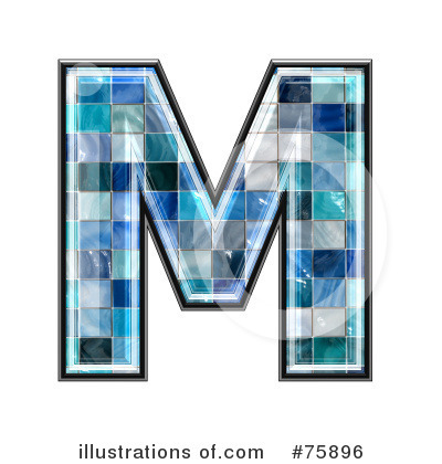 Royalty-Free (RF) Blue Tile Symbol Clipart Illustration by chrisroll - Stock Sample #75896