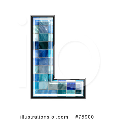 Royalty-Free (RF) Blue Tile Symbol Clipart Illustration by chrisroll - Stock Sample #75900