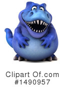 Blue Trex Clipart #1490957 by Julos