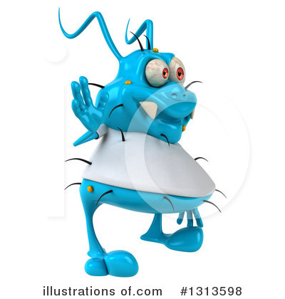 Blue Germ Clipart #1313598 by Julos