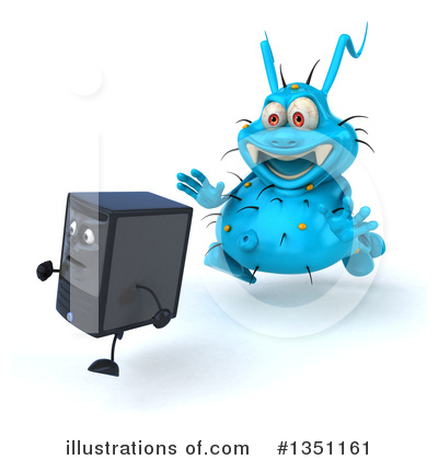 Blue Germ Clipart #1351161 by Julos