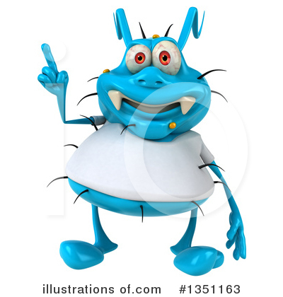 Blue Germ Clipart #1351163 by Julos