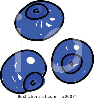 Royalty-Free (RF) Blueberries Clipart Illustration by Prawny - Stock Sample #66071