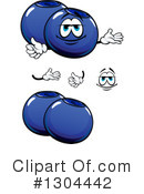 Blueberry Clipart #1304442 by Vector Tradition SM