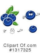 Blueberry Clipart #1317325 by Vector Tradition SM