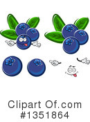 Blueberry Clipart #1351864 by Vector Tradition SM