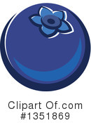 Blueberry Clipart #1351869 by Vector Tradition SM