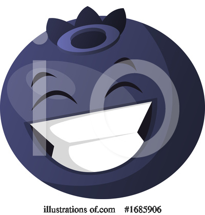 Royalty-Free (RF) Blueberry Clipart Illustration by Morphart Creations - Stock Sample #1685906