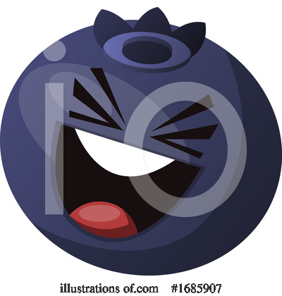 Royalty-Free (RF) Blueberry Clipart Illustration by Morphart Creations - Stock Sample #1685907