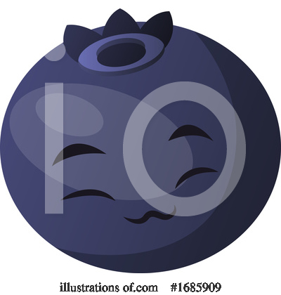 Royalty-Free (RF) Blueberry Clipart Illustration by Morphart Creations - Stock Sample #1685909