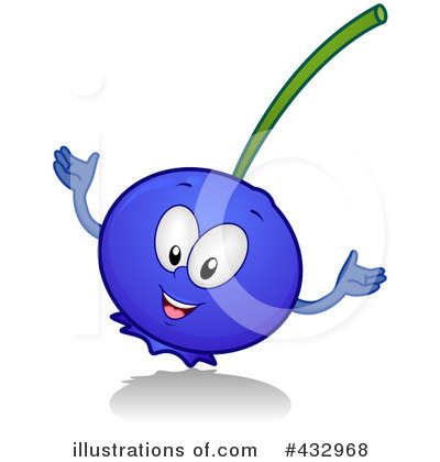 Royalty-Free (RF) Blueberry Clipart Illustration by BNP Design Studio - Stock Sample #432968
