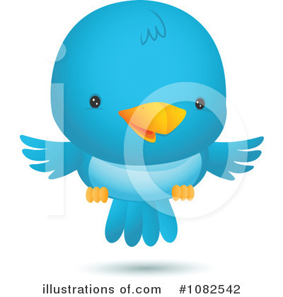 Royalty-Free (RF) Bluebird Clipart Illustration by Qiun - Stock Sample #1082542