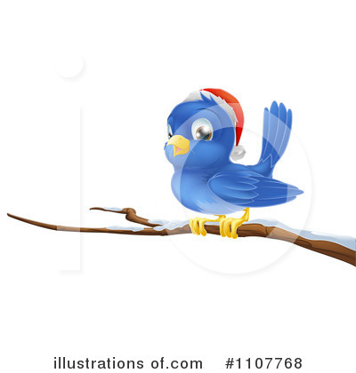 Royalty-Free (RF) Bluebird Clipart Illustration by AtStockIllustration - Stock Sample #1107768