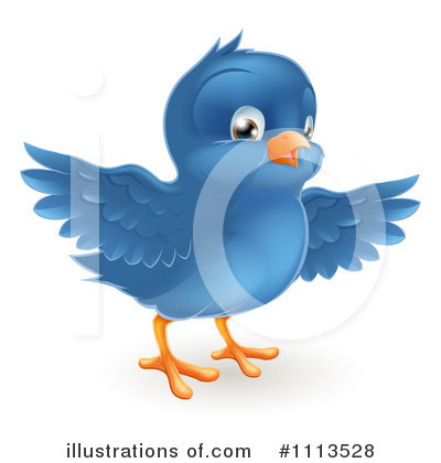 Royalty-Free (RF) Bluebird Clipart Illustration by AtStockIllustration - Stock Sample #1113528