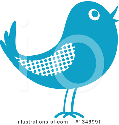 Royalty-Free (RF) Bluebird Clipart Illustration by Vector Tradition SM - Stock Sample #1346991