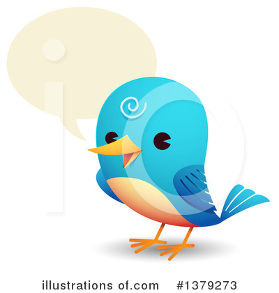 Bluebird Clipart #1379273 by Qiun