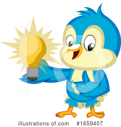 Royalty-Free (RF) Bluebird Clipart Illustration by Morphart Creations - Stock Sample #1659407