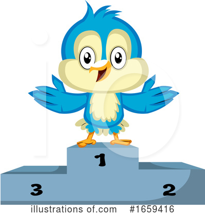 Royalty-Free (RF) Bluebird Clipart Illustration by Morphart Creations - Stock Sample #1659416