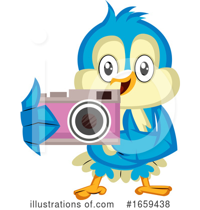 Royalty-Free (RF) Bluebird Clipart Illustration by Morphart Creations - Stock Sample #1659438