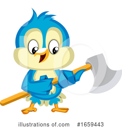 Royalty-Free (RF) Bluebird Clipart Illustration by Morphart Creations - Stock Sample #1659443