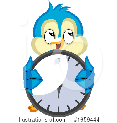Royalty-Free (RF) Bluebird Clipart Illustration by Morphart Creations - Stock Sample #1659444