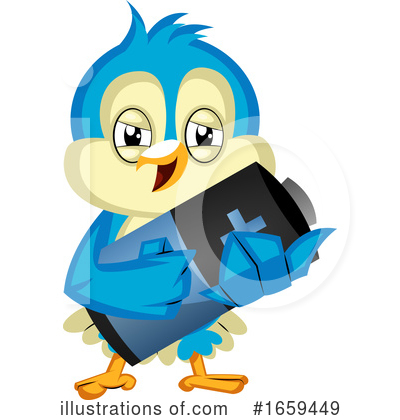 Royalty-Free (RF) Bluebird Clipart Illustration by Morphart Creations - Stock Sample #1659449