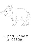 Boar Clipart #1063291 by Alex Bannykh