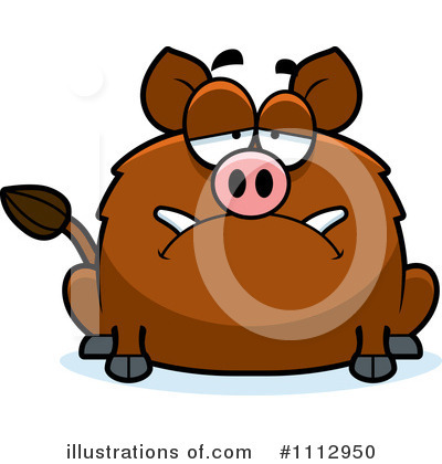 Boars Clipart #1112950 by Cory Thoman