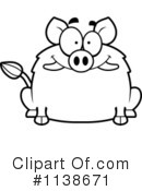 Boar Clipart #1138671 by Cory Thoman