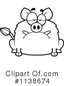 Boar Clipart #1138674 by Cory Thoman