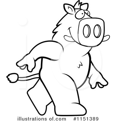 Royalty-Free (RF) Boar Clipart Illustration by Cory Thoman - Stock Sample #1151389